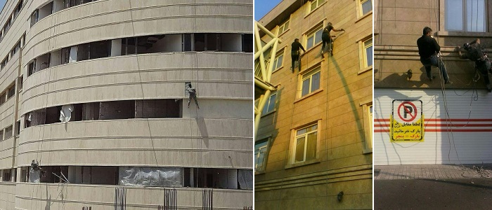 پیچ رولپلاک نمای ساختمان در کرج و تهران